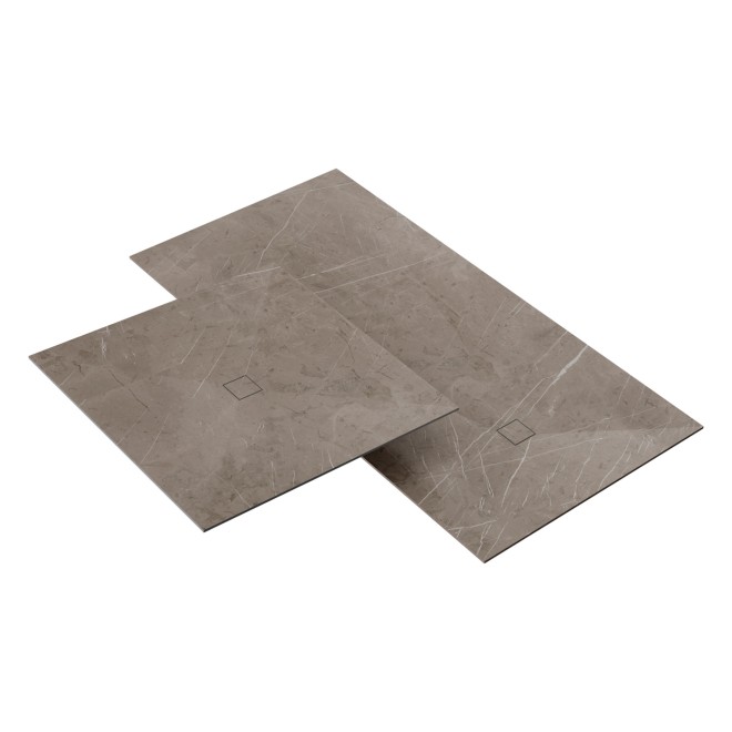 Wedi Fundo Top Primo / Ligno Plus Marble Grau-Beige